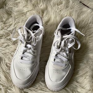 Women’s White Platform Pumas